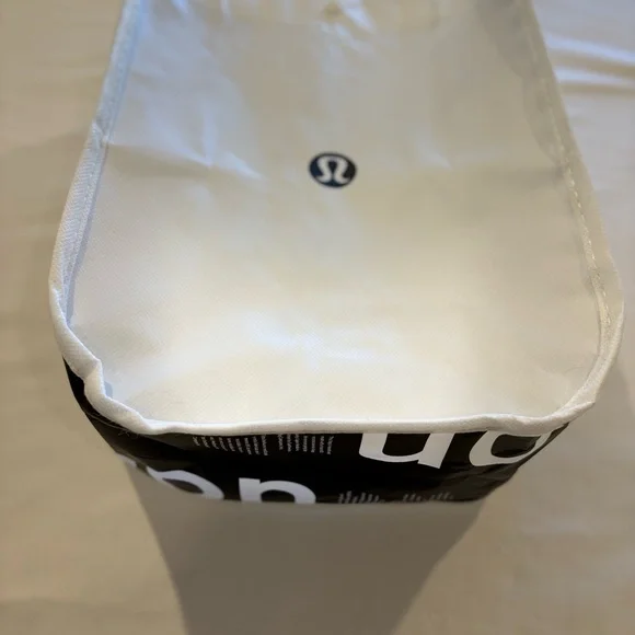lululemon athletica White and Black Garment Bag
