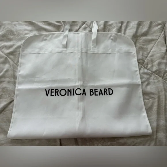 Veronica Beard zip up Garment Bag in White