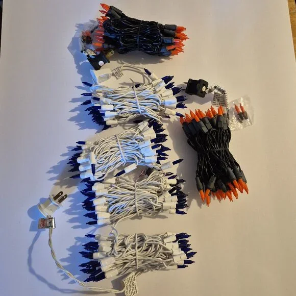 Halloween Icicle Lights Lot New See Description