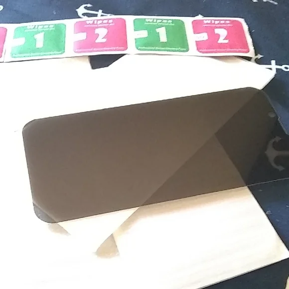 Black Tempered Glass Screen Protector iPhone 14!!