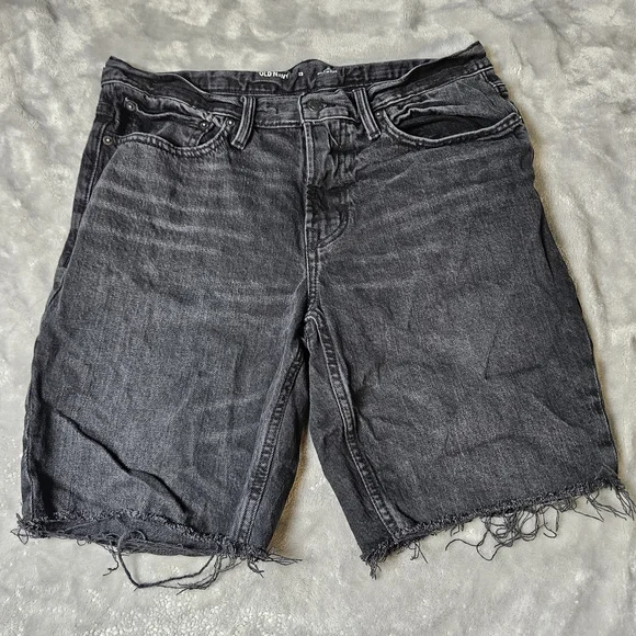 Old Navy Black Denim Cutoff Shorts – Men’s 33 Slim