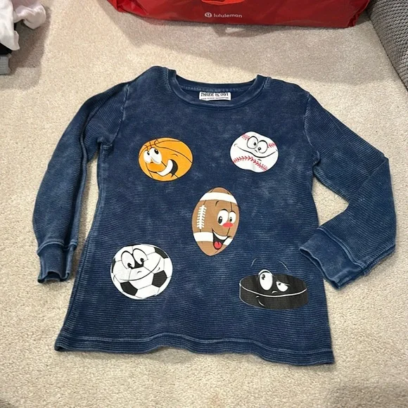 Three & Out Long Sleeve Tee Shirt