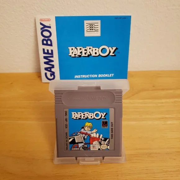 Vintage Nintendo Game Boy Paperboy