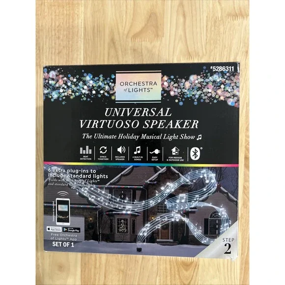 GEMMY ORCHESTRA OF LIGHTS HOLIDAY SHOW UNIVERSAL VIRTUOSO SPEAKER #5286311 NEW