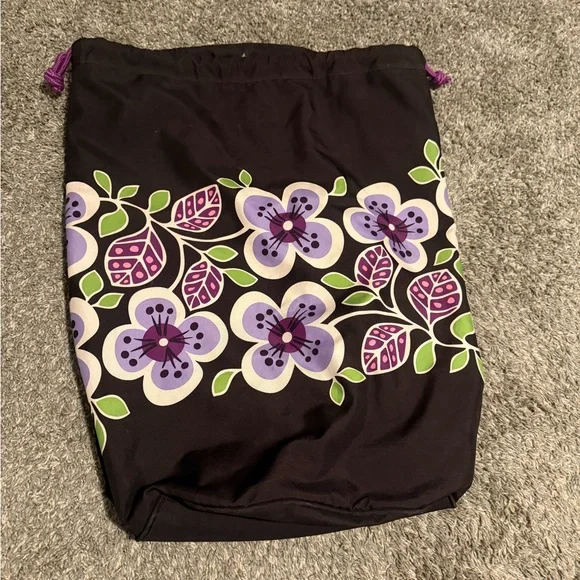 Vera Bradley Plum Petals XL laundry bag