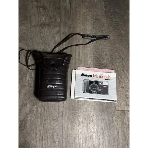 Nikon Tele Touch 300 AF Point & Shoot 35mm Film Camera 35-55mm Macro Lens
