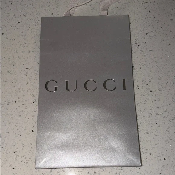 Gucci Metallic Silver Bag