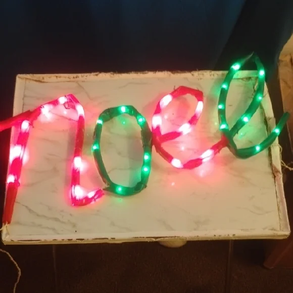 Festive LED String Lights - Red and Green