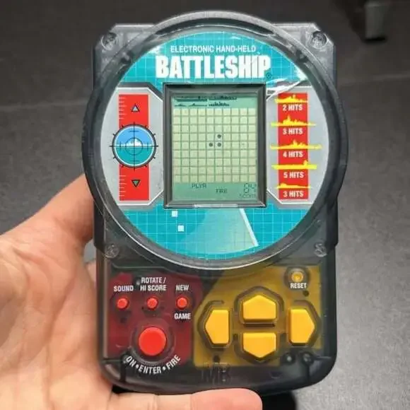Vintage Milton Bradley Electronic Hand-Held Battleship Game 1995