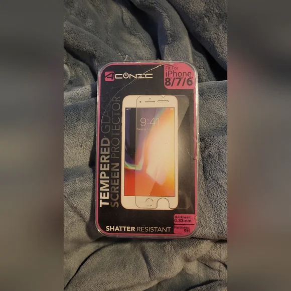 Tempered Glass Screen Protector for iPhone 8/7/6 - White
