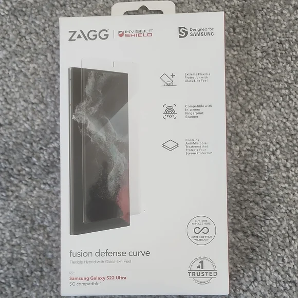 ZAGG Fusion Defense Curve for Samsung Galaxy S22 Ultra