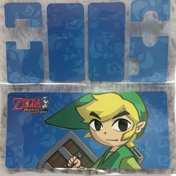 NINTENDO • LEGEND OF ZELDA PHANTOM HOURGLASS LINK • DS STICKER DECAL • NEW