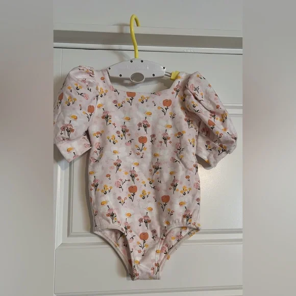 $21 ADD ON Remie Girl Bodysuit Onesie Leotard‎ 2T Alice + Ames dress floral