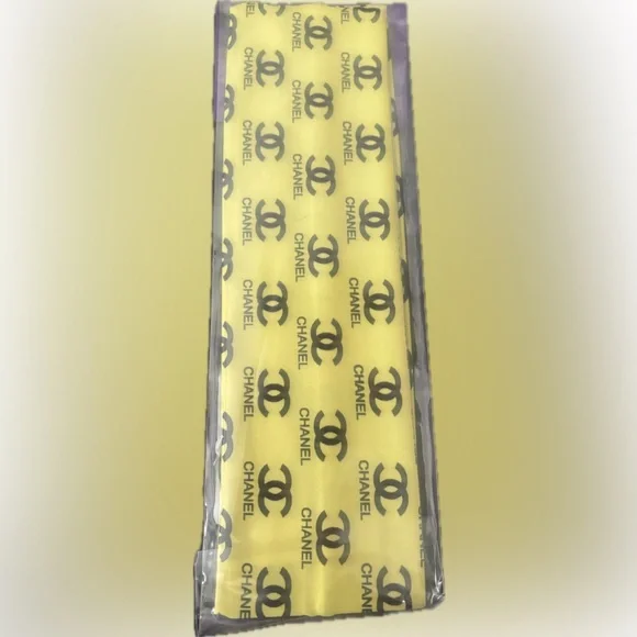Luxury Yellow headband/edge protector.
