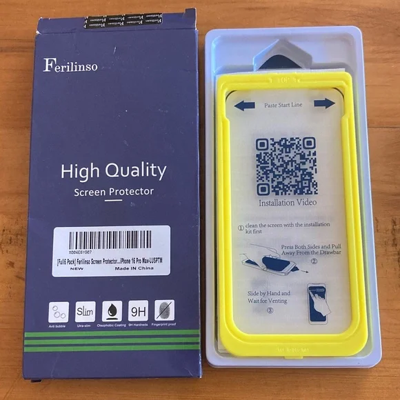 Yellow Screen Protector for iPhone 16 Pro Max