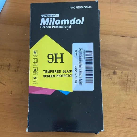Milomdoi 3-Pack Tempered Glass Screen Protector for Apple iPhone ++