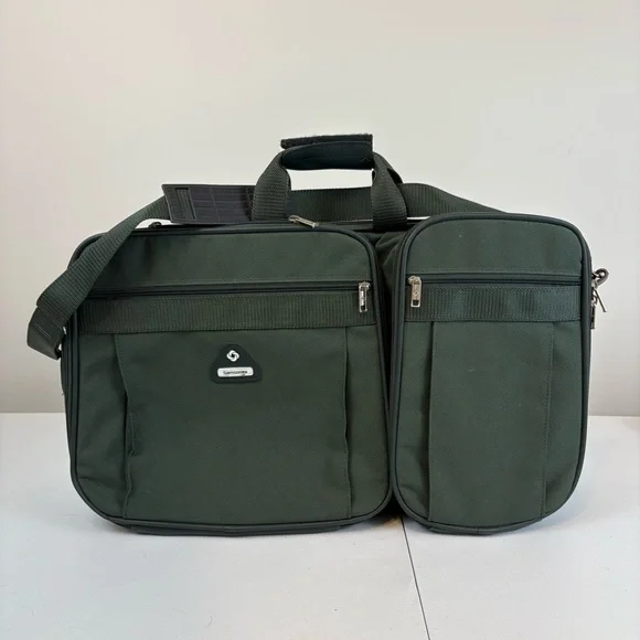 Vintage SAMSONITE PROFILE TAPESTRY (1992) Carry-On Weekender Multi Compartment