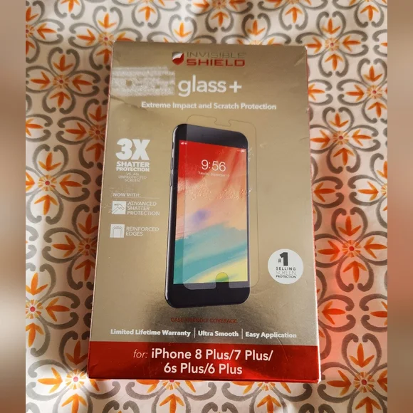 Glass+ Screen Protector for iPhone 8 Plus/7 Plus/6s Plus/6 Plus