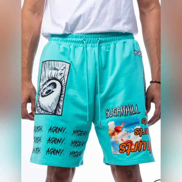 Men's SugarHill Aqua Anguish Shorts