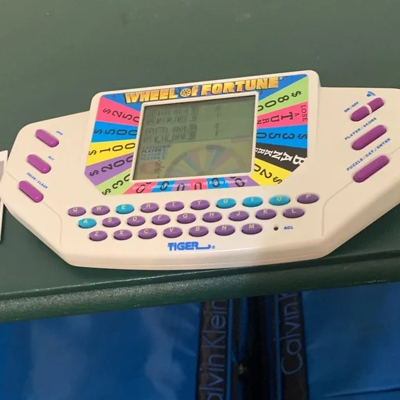 Tiger Electronics Handheld Wheel of Fortune Game - 1980-1990s