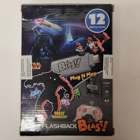 Legends Flashback Blast Plug N Play NIB 12 Built In Games