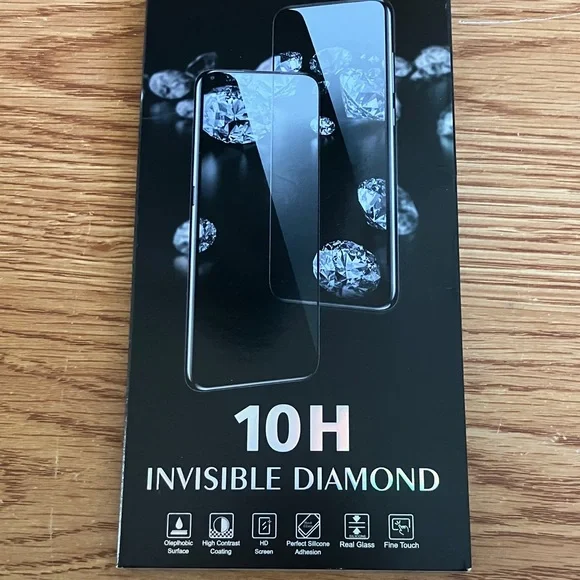 Invisible Diamond Screen Protector - Black
