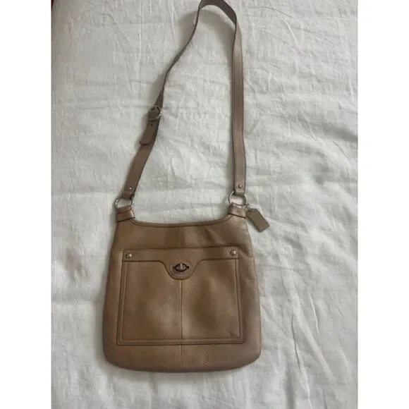 Coach Penelope Leather Crossbody, Rose Gold