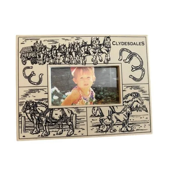Clydesdale Horses Photo Frame 6 x 4.5