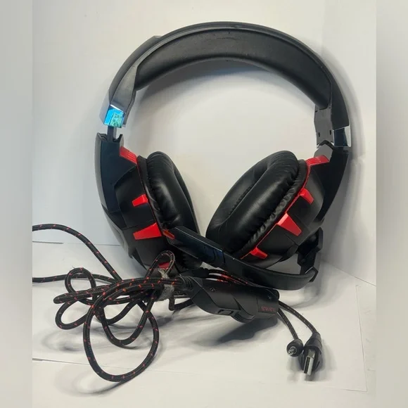 RunMus K2 Pro High Performance Gaming Headset Blue PS4/Xbox 1/ PC/iOS Run Mus