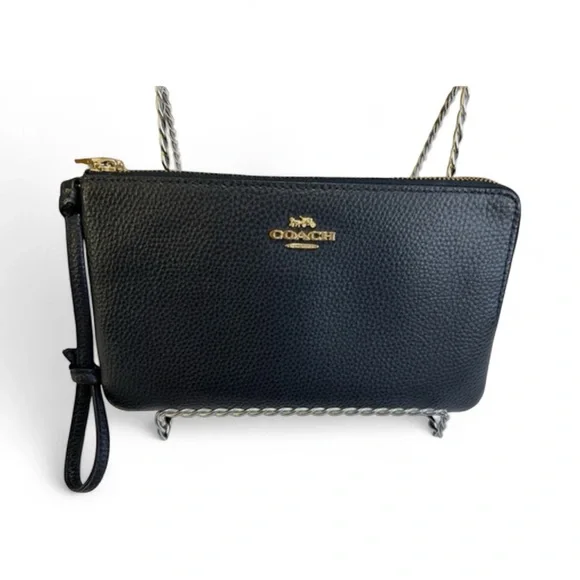 Coach Navy wristlet