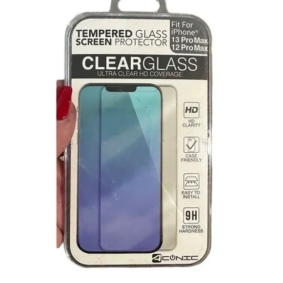 AONIC iPhone 13 Pro Max / iPhone 12 Pro Max Clear 9H Tempered Glass Screen Prote