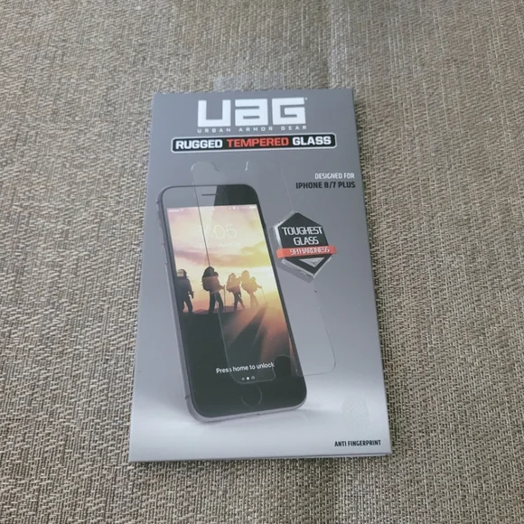 UAG rugged tempered glass, new