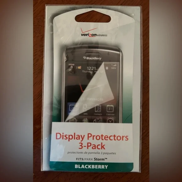 BlackBerry Screen Protector 3-Pack - Clear