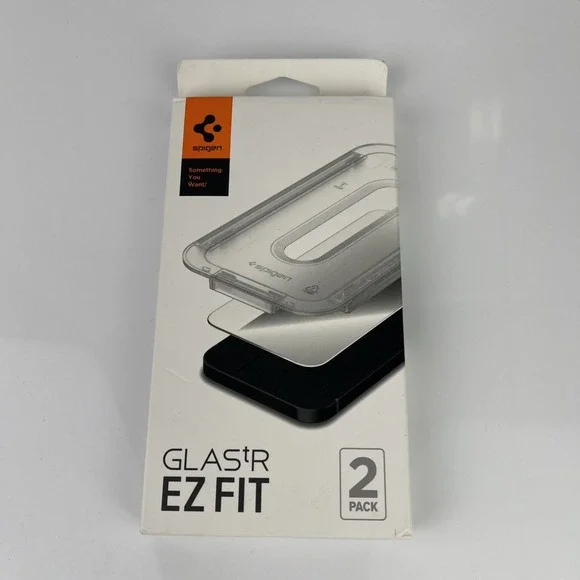 Spigen GLAStR Ez Fit iPhone Series Screen Protector (2 Pack) New in Box
