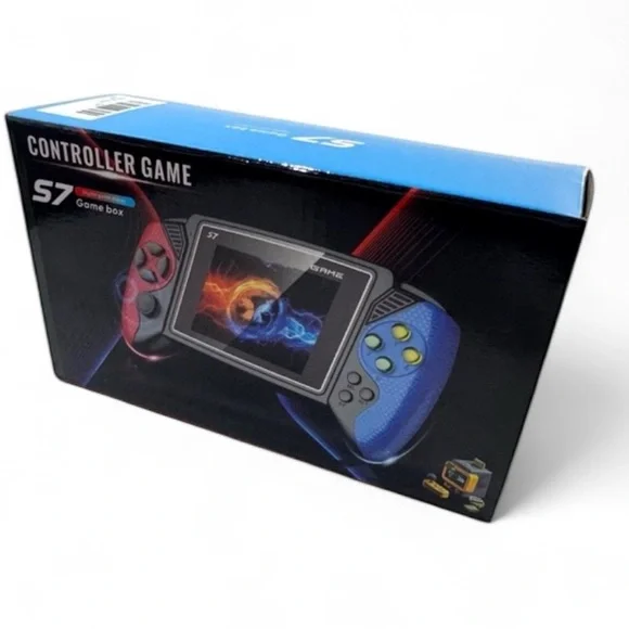Controller Game Box Handheld Console - Black & Blue
