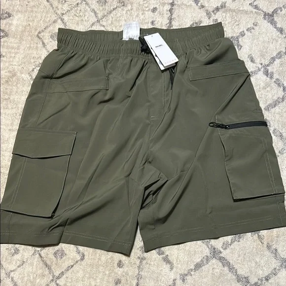 Pausel Men's Olive Cargo Hiking Shorts size L