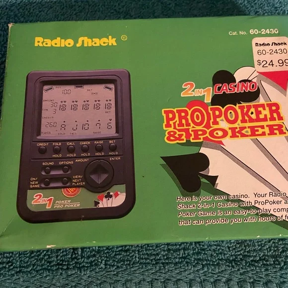 Radio Shack 2in1 Pro Poker and Poker Game