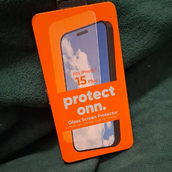 On Running Orange Glass Screen Protector for iPhone 15 Plus