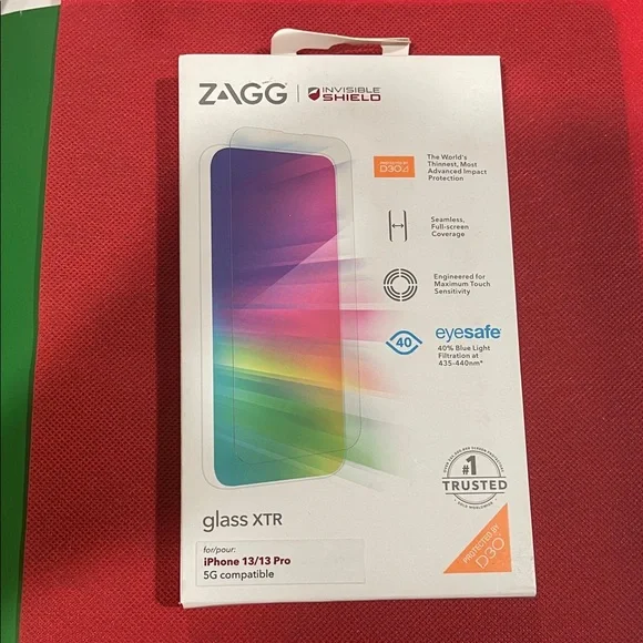 InvisibleShield Glass XTR Screen Protector for iPhone 13/13 Pro - Multicolor