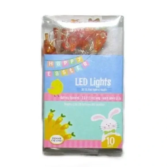 Easter Carrot LED String Lights