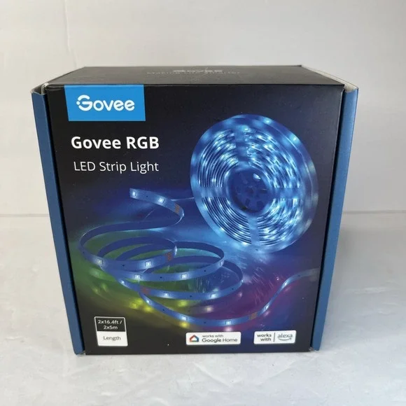 LED Strip Light RGB Length 2 x 16.4ft 2 x 5m Govee H6110 Sealed
