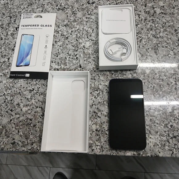 Black Smartphone with Accessories