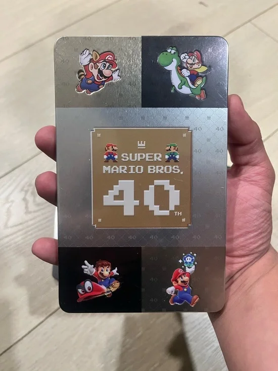 Nintendo Switch Super Mario Bros. 40th Anniversary Sealed Steelbook Game Case