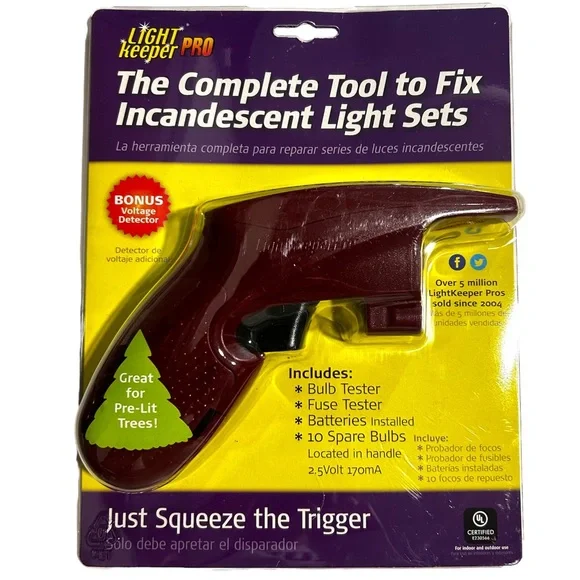 Light Keeper Pro Christmas Lights Complete Tool to Fix Incandescent Light Sets