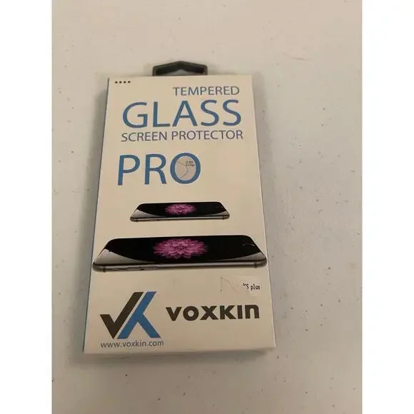 iPhone 6 Plus, 7 Plus and 8 Plus Tempered Glass Screen Protector Shield - 0.33mm