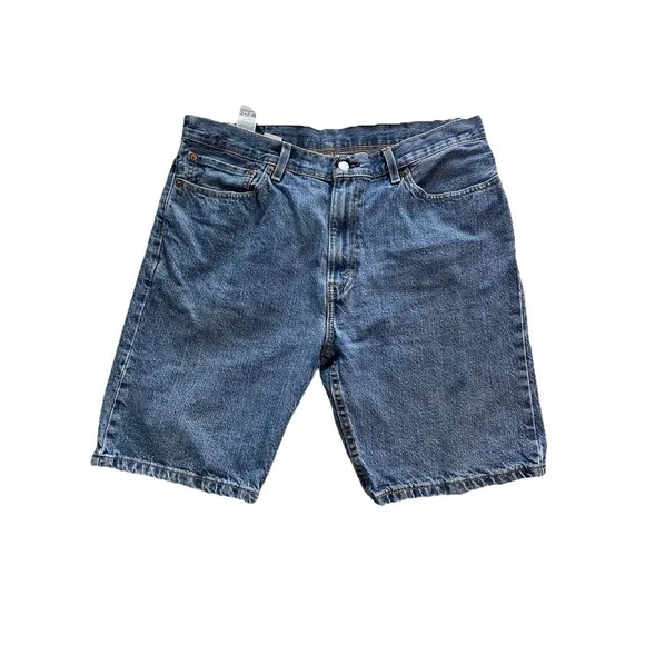 Levi's 511 Slim Fit Denim Shorts Men's 36 Blue Jean Shorts Classic Medium Wash