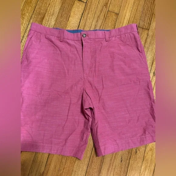 Tommy Hilfiger Mens Casual Classic Chino Shorts Size 40 Red