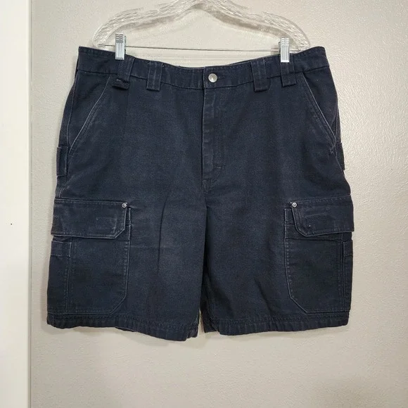 Duluth Trading Men's‎ Shorts Cargo Size 40 Blue *Measured size 39*
