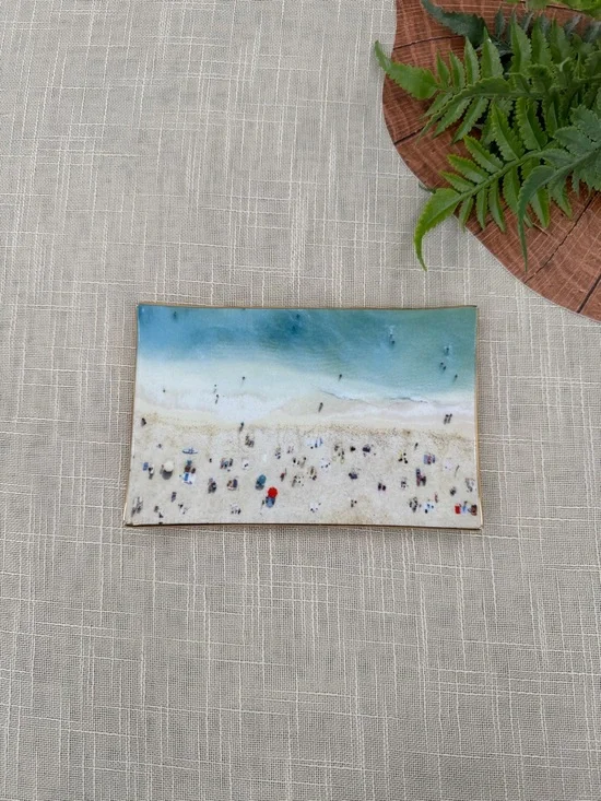Gray Malin Hawaii Porcelain Tray Coastal Beach Theme