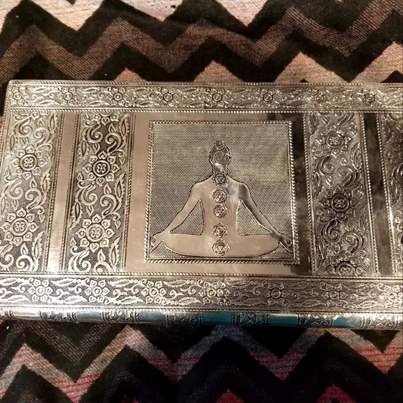 Gorgeous Large Aluminum Buddha Jewelry box